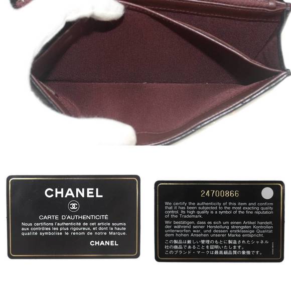 CHANEL Matelasse Long Wallet Lambskin Black - Picture 9 of 10